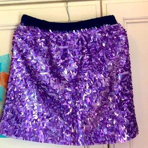 Sparkle sequin skirt